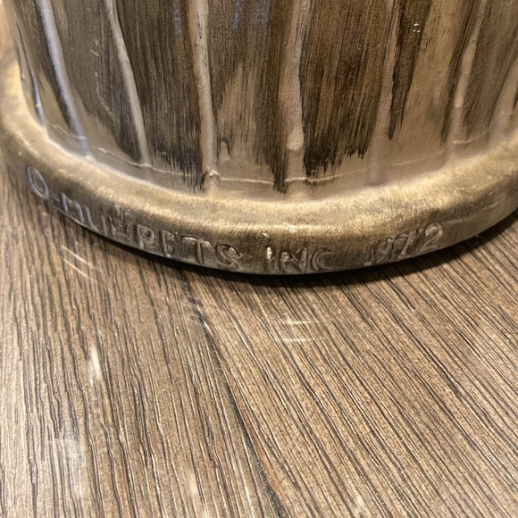 Vintage Oscar the grouch cookie jar- Muppets Inc - Picture 9 of 9